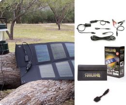 12W Sunlinq portable folding solar charger