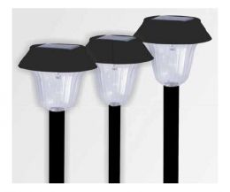 Black Solar Garden Lights 8 Pack