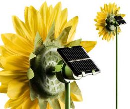 Solar Powered Spinning Sunflower Solar Powered Spinning Sunflower