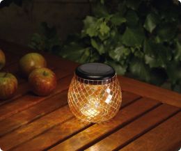 Amber Glass Lantern