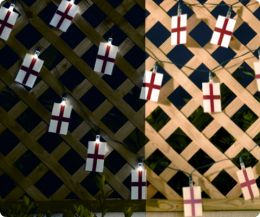 England flag 20 light string