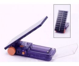 Violetta solar AA battery charger with USB adaptor