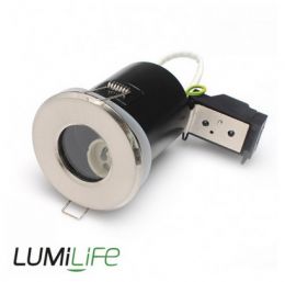 LUMiLife Bathroom Downlight Fitting - Brushed Nickel