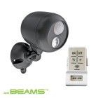 Mr Beams Remote Controlled Motion-Sensing LED Spotlight - Battery-Operated