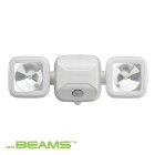 Mr Beams Wireless Motion Sensor LED Dual Head Spotlight - Battery-Operated - White