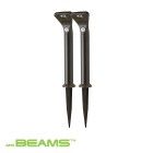 Mr Beams UltraBright Outdoor LED Path Lights - Battery-Operated - Dark Brown - Pack of 2