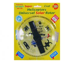 Solar powered Universal Rotor for construction toys